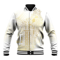 Samoa Lotu Tamaiti Mamanu Siapo Baseball Jacket Golden Plumeria - Polynesian Pride