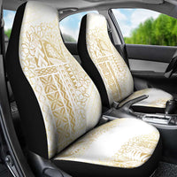 Samoa Lotu Tamaiti Mamanu Siapo Car Seat Cover Golden Plumeria - Polynesian Pride