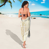 Samoa Lotu Tamaiti Mamanu Siapo Sarong Golden Plumeria - Polynesian Pride