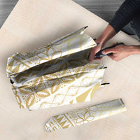 Samoa Lotu Tamaiti Mamanu Siapo Umbrella Golden Plumeria - Polynesian Pride