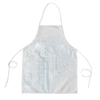 Samoa Lotu Tamaiti Mamanu Siapo Apron Off White Plumeria - Polynesian Pride