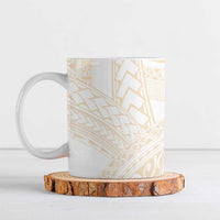 Samoa Lotu Tamaiti Ivory Ceramic Mug Teuila Tatau - Polynesian Pride