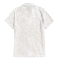 Samoa Lotu Tamaiti Ivory Family Matching Mermaid Dress and Hawaiian Shirt Teuila Tatau - Polynesian Pride