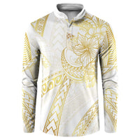 Samoa Lotu Tamaiti Gold Button Sweatshirt Teuila Tatau - Polynesian Pride