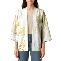 Samoa Lotu Tamaiti Gold Kimono Teuila Tatau - Polynesian Pride
