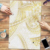Samoa Lotu Tamaiti Gold Puzzle Teuila Tatau - Polynesian Pride