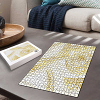 Samoa Lotu Tamaiti Gold Puzzle Teuila Tatau - Polynesian Pride