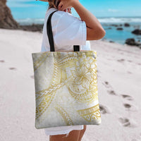 Samoa Lotu Tamaiti Gold Tote Bag Teuila Tatau - Polynesian Pride