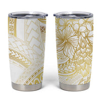 Samoa Lotu Tamaiti Gold Tumbler Cup Teuila Tatau - Polynesian Pride
