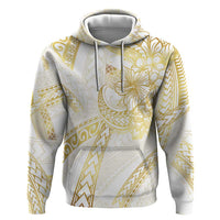 Samoa Lotu Tamaiti Gold Zip Hoodie Teuila Tatau - Polynesian Pride