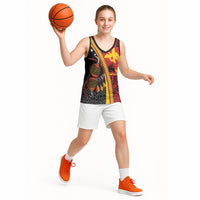 Papua New Guinea Independence Personalised Basketball Jersey PNG Bagi and Lime Pot LT7 - Polynesian Pride