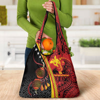 Papua New Guinea Independence Grocery Bag PNG Bagi and Lime Pot LT7 - Polynesian Pride