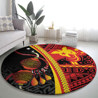 Papua New Guinea Independence Round Carpet PNG Bagi and Lime Pot LT7 - Polynesian Pride