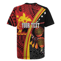 Papua New Guinea Independence Personalised Rugby Jersey PNG Bagi and Lime Pot LT7 - Polynesian Pride