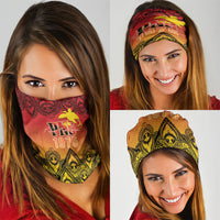 Papua New Guinea 1975 To The Future Neck Gaiter Sepik Masks LT7 - Polynesian Pride