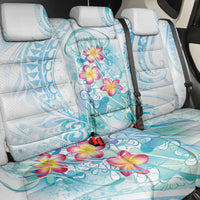Sea Blue Polynesian Jellyfish Back Car Seat Cover Watercolor Glows - Polynesian Pride