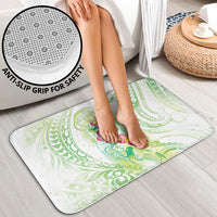 Summer Green Polynesian Jellyfish Bathroom Set Watercolor Glows - Polynesian Pride