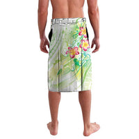 Summer Green Polynesian Jellyfish Lavalava Watercolor Glows - Polynesian Pride