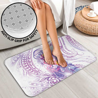 Lavender Polynesian Jellyfish Bathroom Set Watercolor Glows - Polynesian Pride
