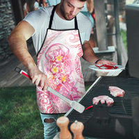 Rose Pink Polynesian Jellyfish Apron Watercolor Glows - Polynesian Pride