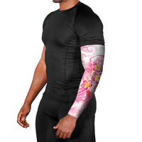 Rose Pink Polynesian Jellyfish Arm Sleeves Watercolor Glows - Polynesian Pride