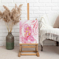 Rose Pink Polynesian Jellyfish Canvas Wall Art Watercolor Glows - Polynesian Pride