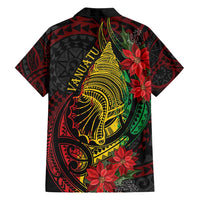 Vanuatu Meri Krismas Family Matching Tank Maxi Dress and Hawaiian Shirt Conch Shell Tribal Art