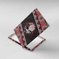 Taniko Aotearoa Canvas Wall Art Poutama Mix Piwakawaka