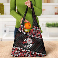 Taniko Aotearoa Grocery Bag Poutama Mix Piwakawaka