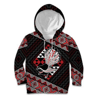 Taniko Aotearoa Kid Hoodie Poutama Mix Piwakawaka