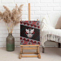 Taniko Aotearoa Canvas Wall Art Poutama Mix Piwakawaka - Ver02