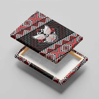 Taniko Aotearoa Canvas Wall Art Poutama Mix Piwakawaka - Ver02