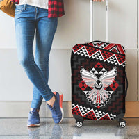 Taniko Aotearoa Luggage Cover Poutama Mix Piwakawaka - Ver02