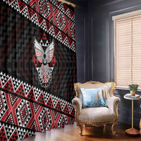 Taniko Aotearoa Window Curtain Poutama Mix Piwakawaka - Ver02