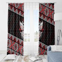 Taniko Aotearoa Window Curtain Poutama Mix Piwakawaka - Ver02