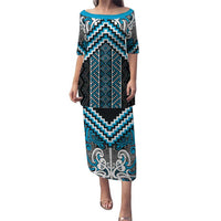 Maori Tukutuku Taniko Motifs Puletasi Turquoise Poutama Mix Kowhaiwhai