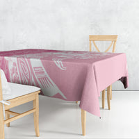 Polynesian Women's Day Tablecloth Plumeria Passion - Pink LT7 - Polynesian Pride