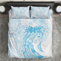 Polynesian Women's Day Bedding Set Plumeria Passion - Turquoise LT7 Turquoise - Polynesian Pride