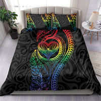 New Zealand Pride Bedding Set Takatapui Rainbow Fern