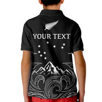 Personalised New Zealand Kid Polo Shirt Maori Te Iwa o Matariki LT7 - Polynesian Pride