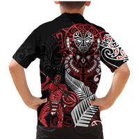 Aotearoa Toitu Te Tiriti Family Matching Mermaid Dress and Hawaiian Shirt Whakairo Wheku LT7 - Polynesian Pride