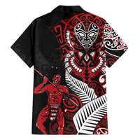 Aotearoa Toitu Te Tiriti Hawaiian Shirt Whakairo Wheku
