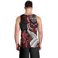 Aotearoa Toitu Te Tiriti Men Tank Top Whakairo Wheku