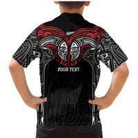 Aotearoa Maori Personalized Family Matching Mermaid Dress and Hawaiian Shirt Toitu Te Tiriti Ake! Ake! Ake!