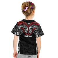 Aotearoa Maori Personalized Kid T Shirt Toitu Te Tiriti Ake! Ake! Ake! LT7 - Polynesian Pride