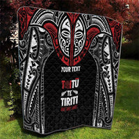 Aotearoa Maori Personalized Quilt Toitu Te Tiriti Ake! Ake! Ake! LT7 - Polynesian Pride