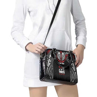 Aotearoa Maori Personalized Shoulder Handbag Toitu Te Tiriti Ake! Ake! Ake!