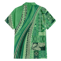 Pasifika Women's Day - Samoa Siapo Malu Tattoo Inspired Family Matching Puletasi and Hawaiian Shirt Jade LT7 - Polynesian Pride