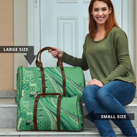 Pasifika Women's Day - Samoa Siapo Malu Tattoo Inspired Travel Bag Jade