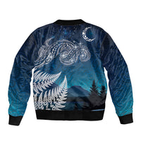 New Zealand Matariki Bomber Jacket Starry Night Style LT7 - Polynesian Pride